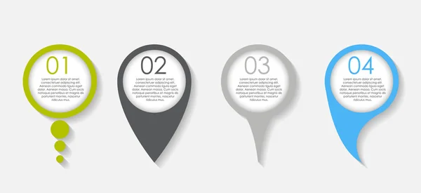 Infographic design elementen voor uw business vector illustratie — Stockvector