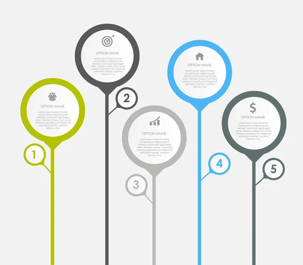 Infografische Gestaltungselemente für Ihre Geschäftsvektorillustration — Stockvektor