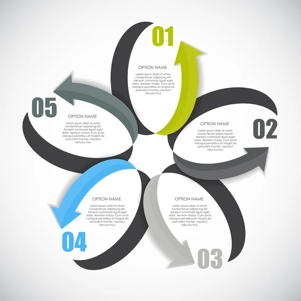 Éléments de conception infographique pour votre illustration vectorielle d'entreprise — Image vectorielle