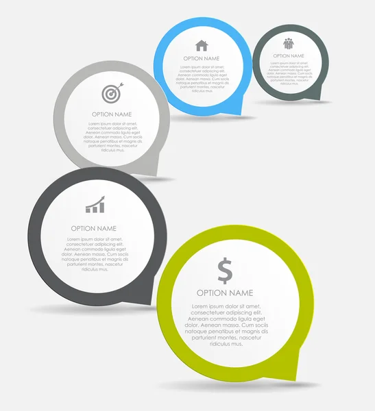Elementi di design infografici per la tua illustrazione vettoriale aziendale — Vettoriale Stock