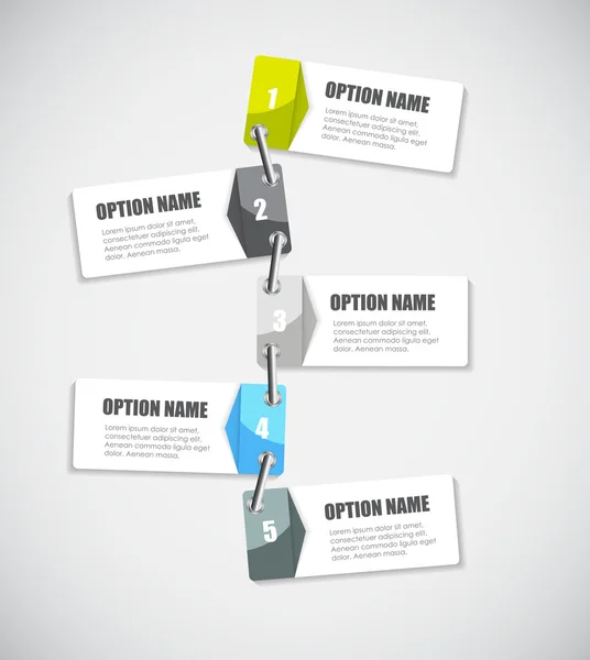 Elementos de diseño infográfico para su ilustración de vectores de negocio — Vector de stock