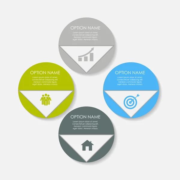 Elementos de diseño infográfico para su ilustración de vectores de negocio — Archivo Imágenes Vectoriales