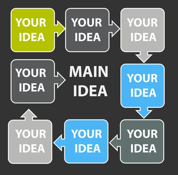 Éléments de conception infographique pour votre illustration vectorielle d'entreprise — Image vectorielle