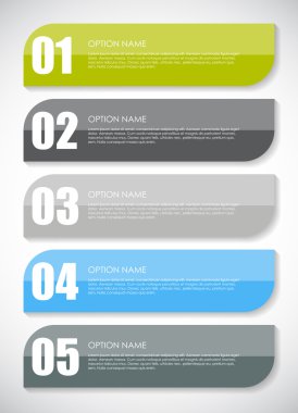 İş vektörü illüstrasyonunuz için bilgi tasarımı ögeleri