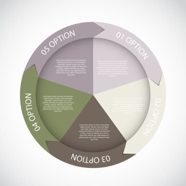 İş vektörü illüstrasyonu için bilgi şablonları. eps10