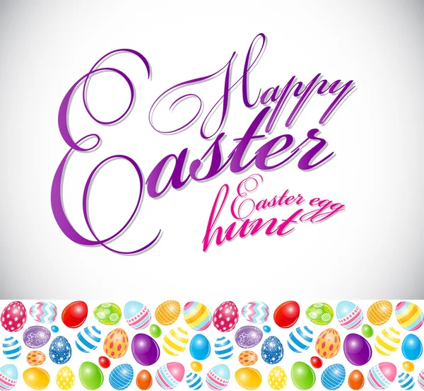 Joyeux Pâques printemps Illustration de fond — Image vectorielle