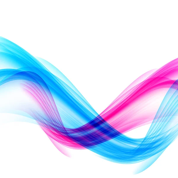 Abstract Colored Wave Background. Vector Illustration — Stock Vector