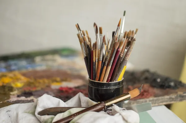 Painters brushes — Stock Photo, Image