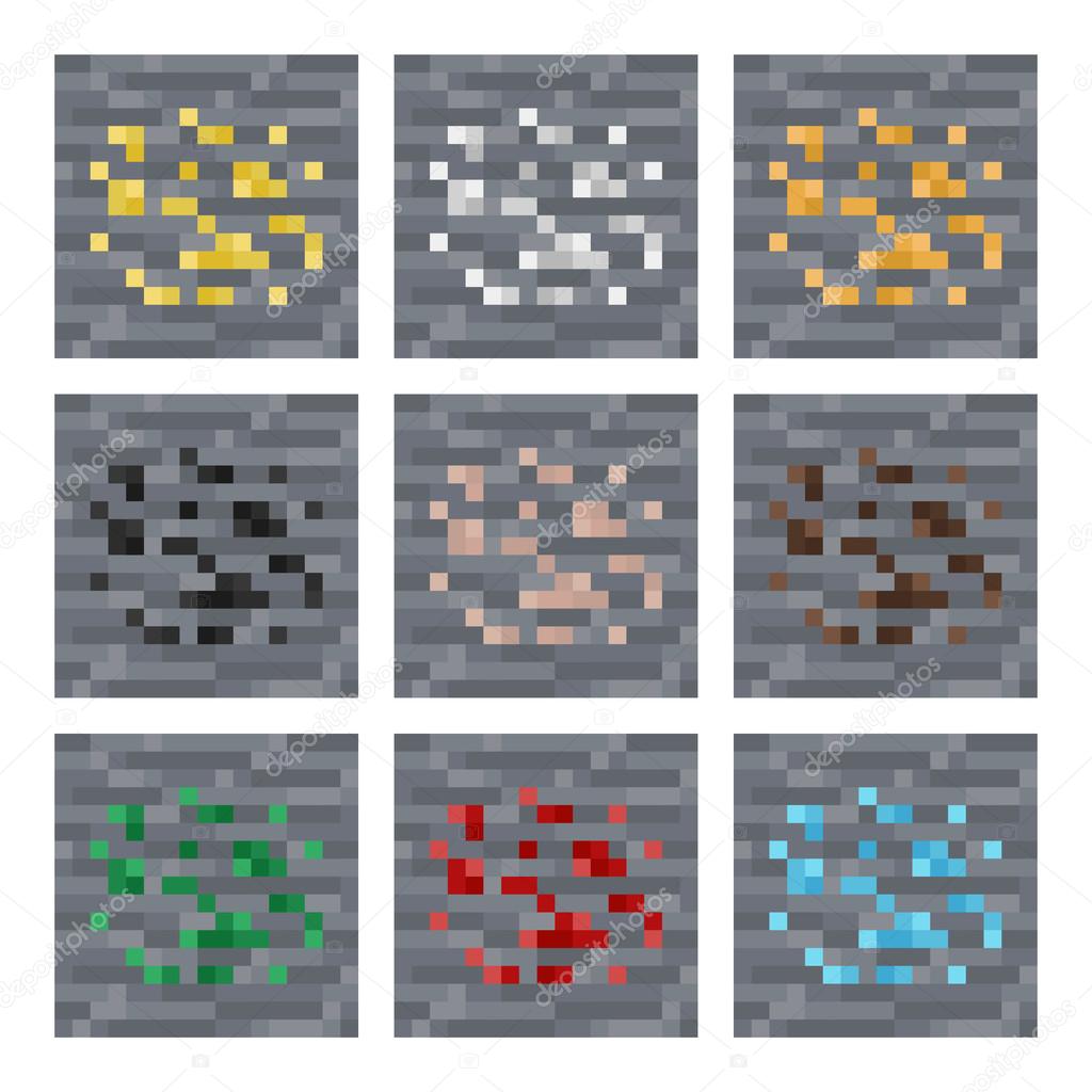 Minecraft Iron Block Texture 16x16