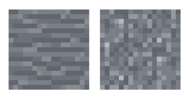 Doku platformers piksel sanat vektör - taş ve çakıl için