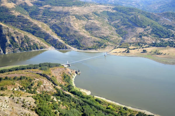 Kardjali Bulgaria August Rope Bridge Village Lisicite Coast Studen Kladenec — Stock Photo, Image