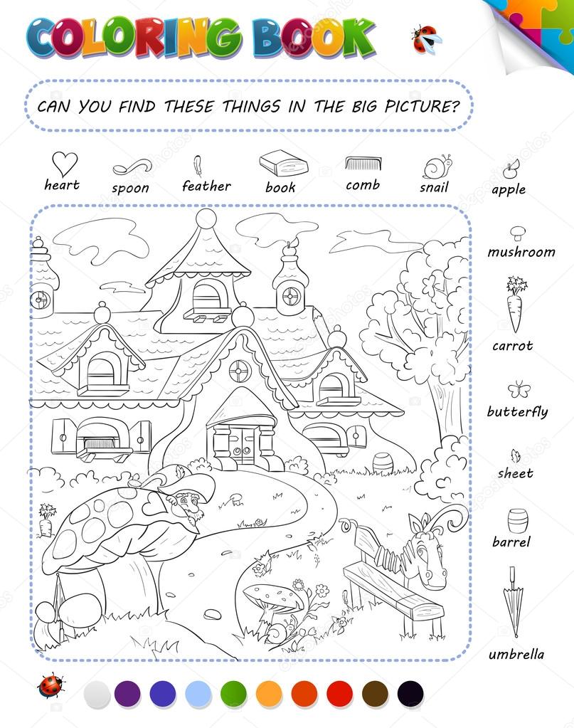Download Coloring Book Game For Kids Vector Image By C Rodnikovay1 Vector Stock 103584896