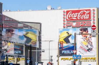 Pixels and Mission Impossible - Rogue Nation movies billboards 2 clipart