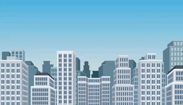 Paisaje de ciudad grande — Vector de stock