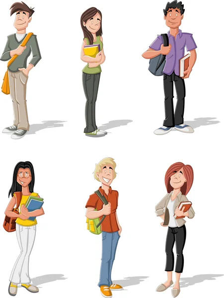 Teenagers. — Stock Vector