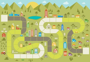 Blok yol şehir