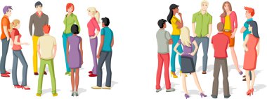 Toplantı insanlar. Reunion.