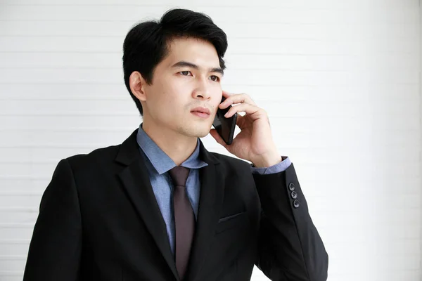 Πορτρέτο Πλάνο Της Ασίας Νεαρός Επιτυχημένος Αρσενικό Ceo Επιχειρηματίας Φοράει — Φωτογραφία Αρχείου