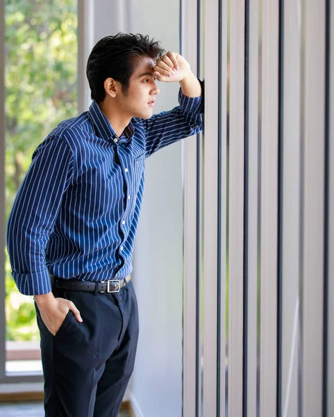 Retrato Tiro Asiático Bonito Sucesso Profissional Homem Empresário Empresário Modelo — Fotografia de Stock