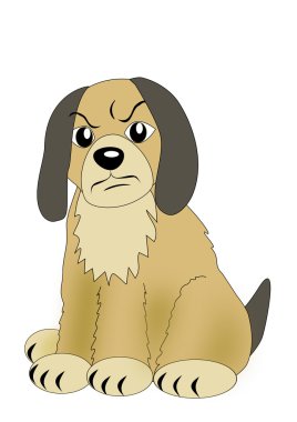 Angry Dog clipart