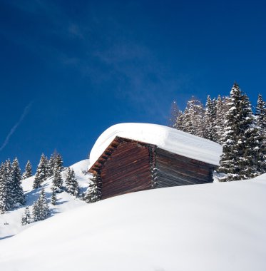 Yalnız avcılık grubunu lodge