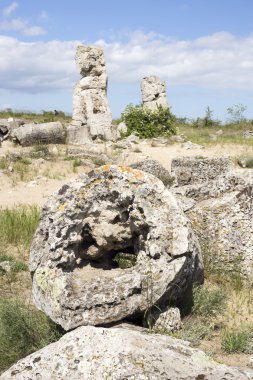 Pobiti Kamani (duran taşlar, taş orman) benzersiz doğal Roc