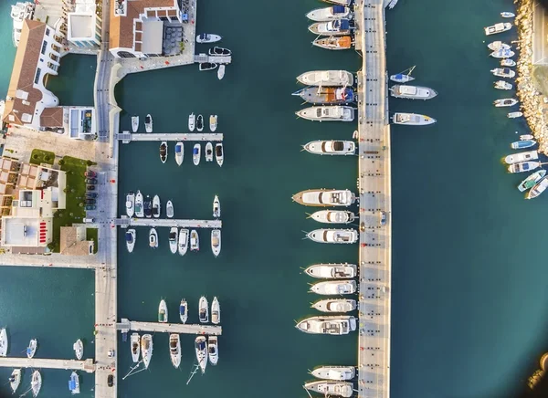 Vista aérea de Limassol Marina, Chipre — Fotografia de Stock
