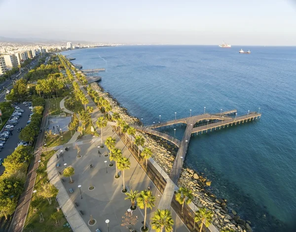 Vista aérea de Molos, Limassol, Chipre —  Fotos de Stock