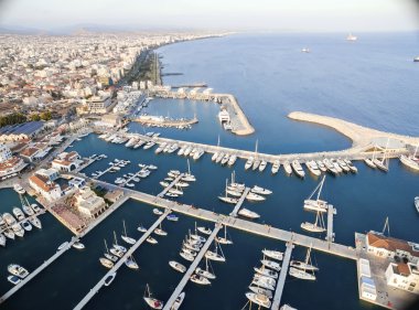 Limasol Marina, Kıbrıs'ın havadan görünümü