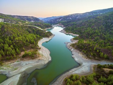Diarizos Nehri, Kıbrıs havadan görünümü