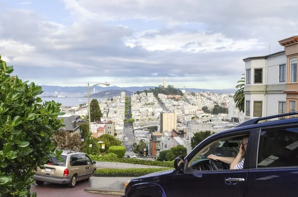 Lombard Street, San Francisco, California — ストック写真