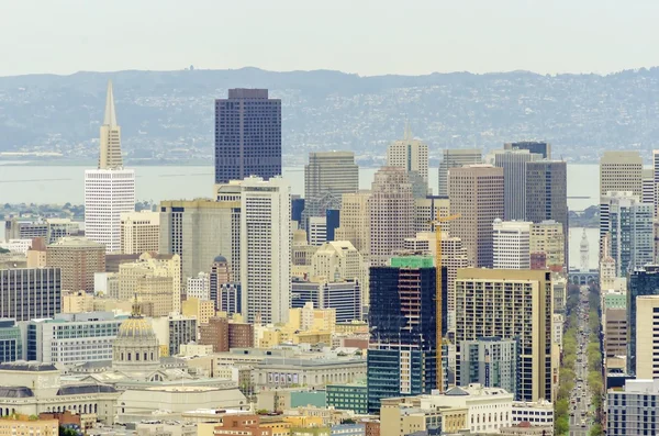 San Francisco şehir merkezinin hava manzarası — Stok fotoğraf