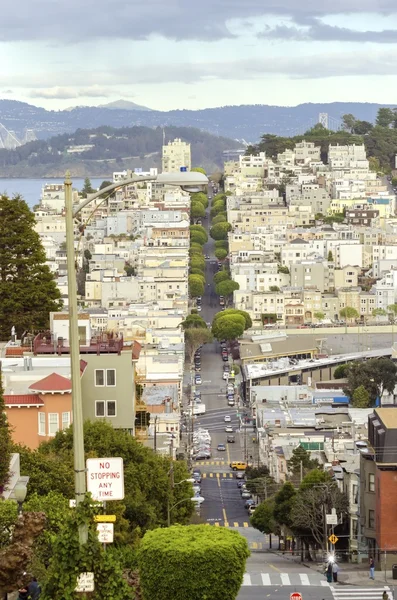 Lombard Street, San Francisco, California — ストック写真