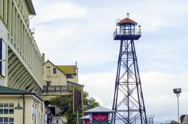 Alcatraz nöbetçi Kulesi, san francisco, california — Stok fotoğraf