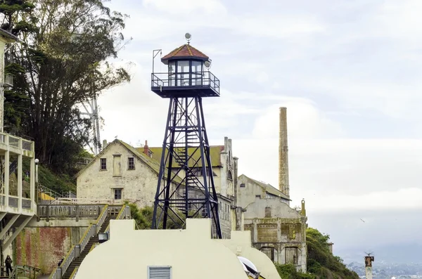 Alcatraz nöbetçi Kulesi, san francisco, california — Stok fotoğraf