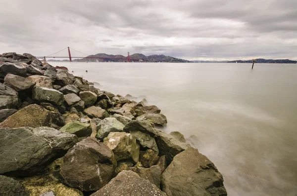 Мост Золотые Ворота, Сан-Франциско, Калифорния — стоковое фото