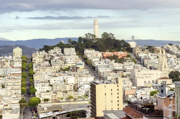 サンフランシスコのコイトタワー — ストック写真