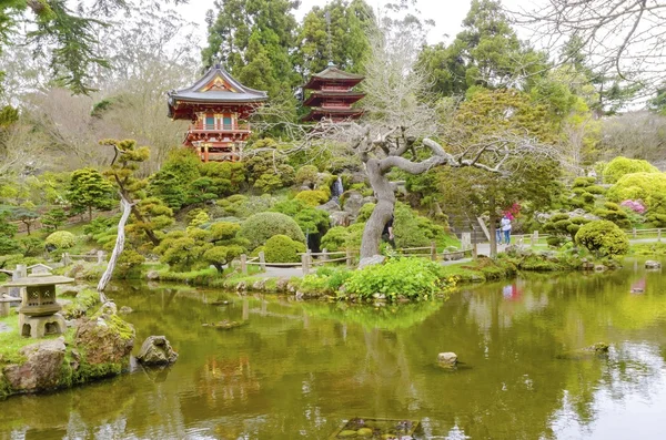 Japanse thee tuin, san francisco — Stockfoto