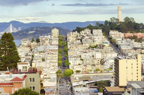 Wieża Coit Tower, San Francisco — Zdjęcie stockowe