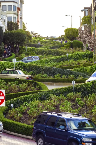 Lombard street, san francisco, Kalifornia — Zdjęcie stockowe