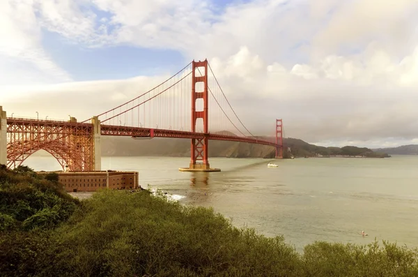Γέφυρα Γκόλντεν Γκέιτ, Σαν Φρανσίσκο, Καλιφόρνια — Φωτογραφία Αρχείου