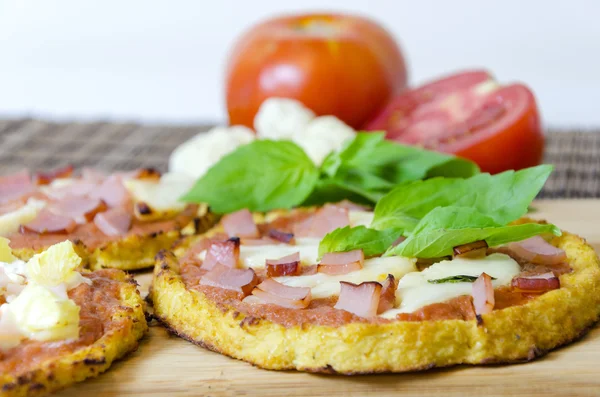 Blomkål pizza — Stockfoto