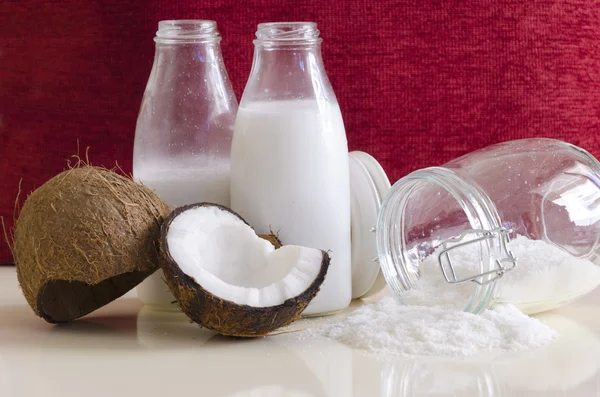 Kokosové produkty — Stock fotografie