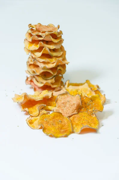 Słodkie ziemniaki frytki — Zdjęcie stockowe