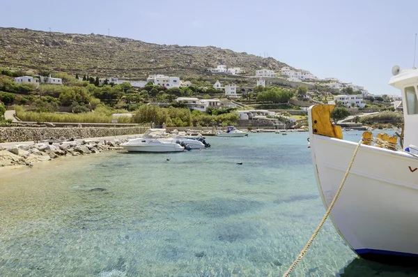 オーノス ビーチ、ミコノス島、ギリシャ — ストック写真