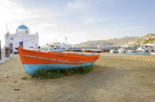 Chora poort, Mykonos, Griekenland — Stockfoto