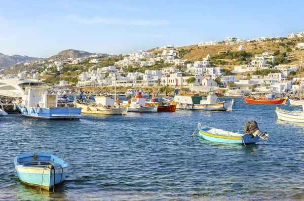 Puerto de Chora, Mykonos, Grecia — Foto de Stock