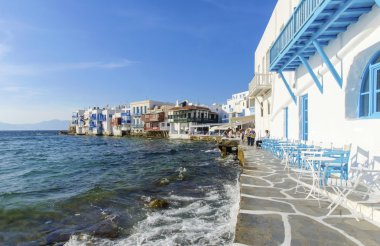 Küçük Venedik, Mikonos, Yunanistan