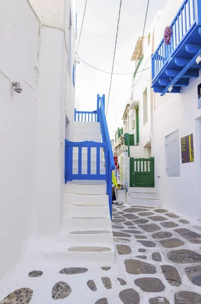 Arquitectura de la isla de Mykonos, Grecia — Foto de Stock