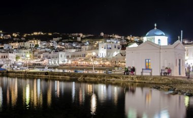 Chora bağlantı noktası, Mykonos, Yunanistan